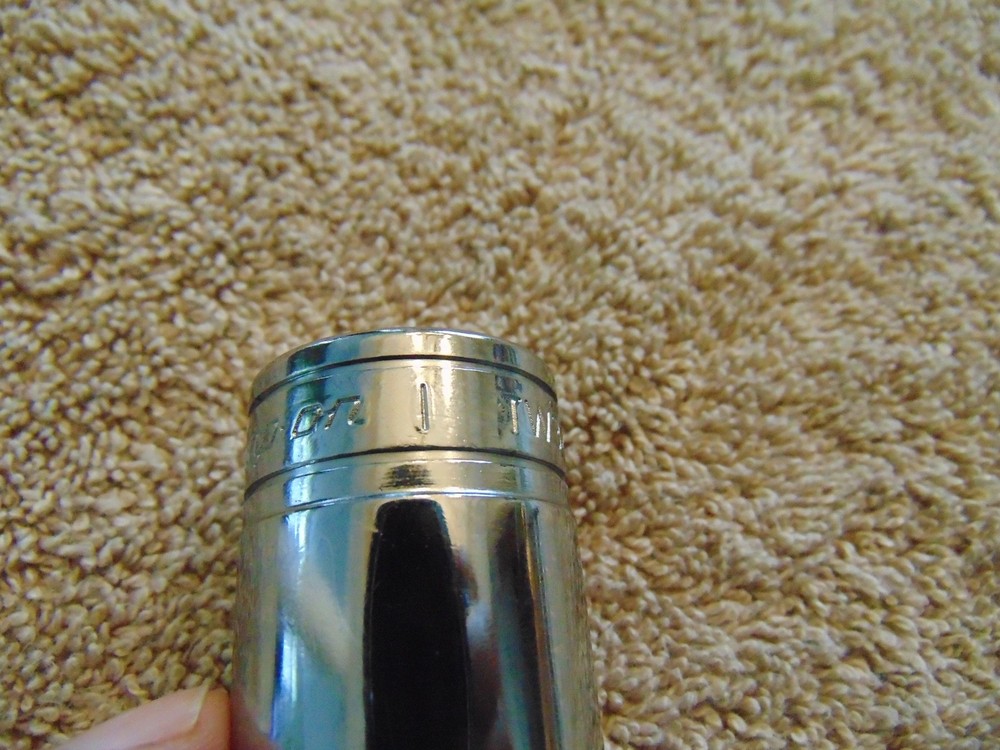 New Snap On 1” Shallow 1/2” Drive Socket 6 Point Chrome TW321 tools