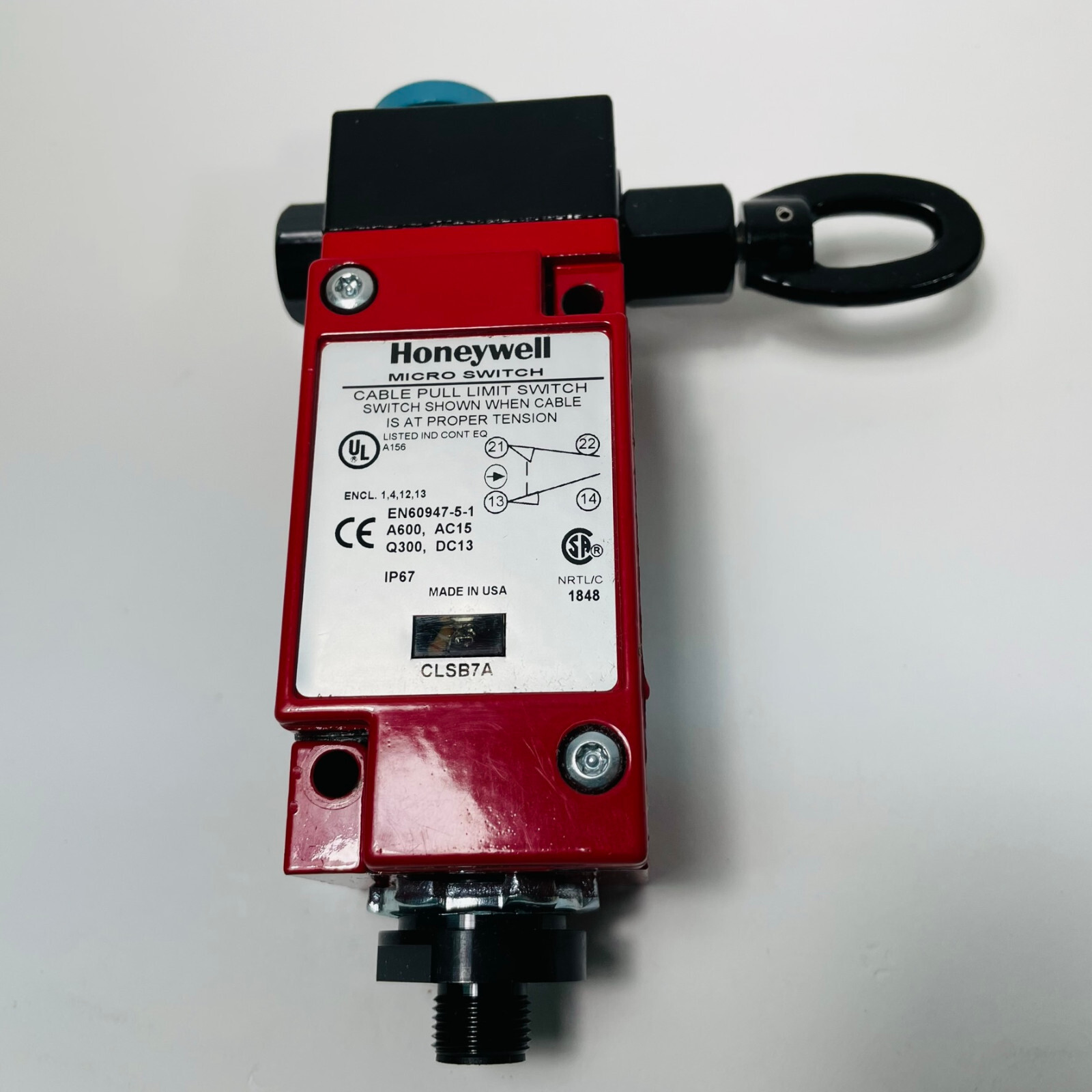 NEW HONEYWELL CLSB7A MICROSWITCH CABLE PULL LIMIT SWITCH