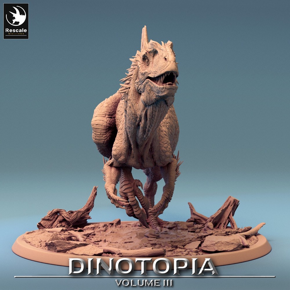 Concavenators by Rescale Miniatures | D&D | DnD | Dinosaur | Dinotopia