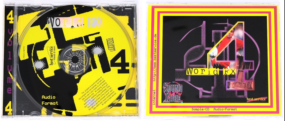 Best Service Sound Cube Audio Format Sample/Sound Library/Sampling 10 CD Box Set