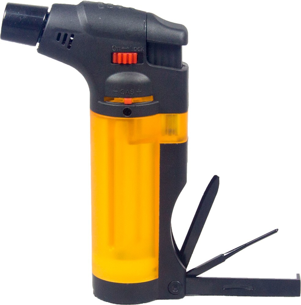 12 Pack Jumbo 4" Jet Flame Torch Gun Lighter Refillable Adjustable W/Tools