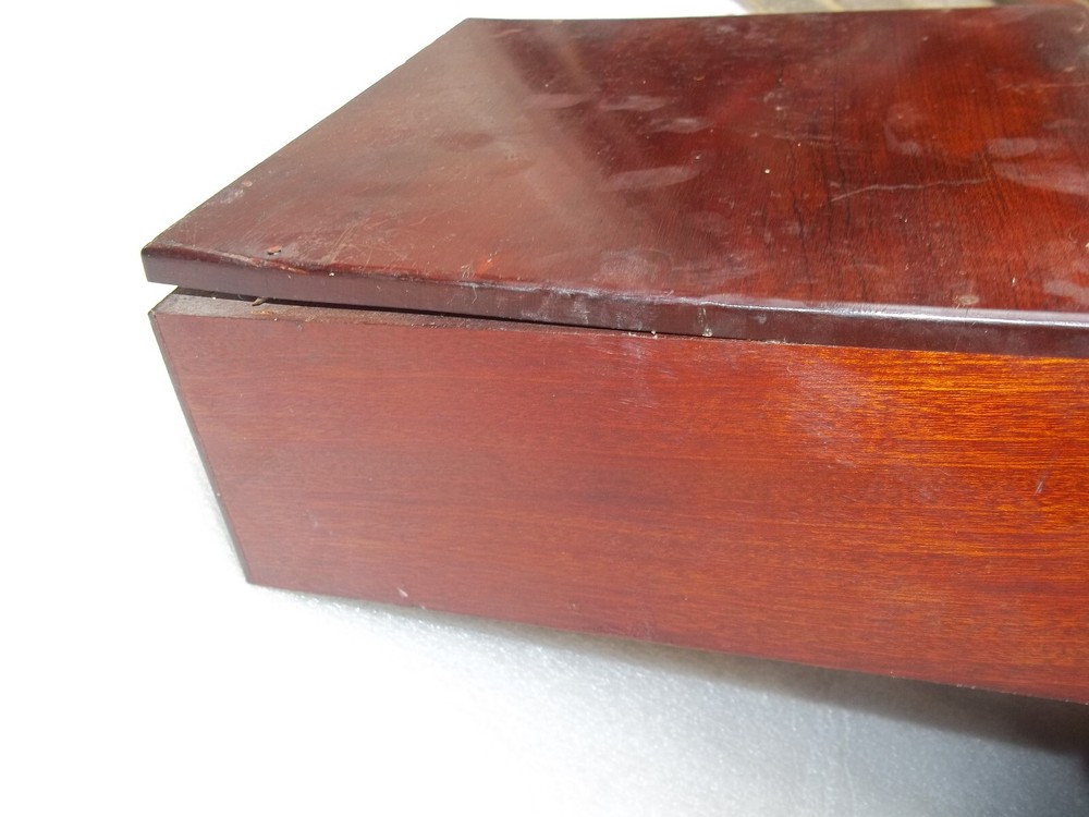 Antique Marine Chronometer Guard Case - Lid Needs Attention