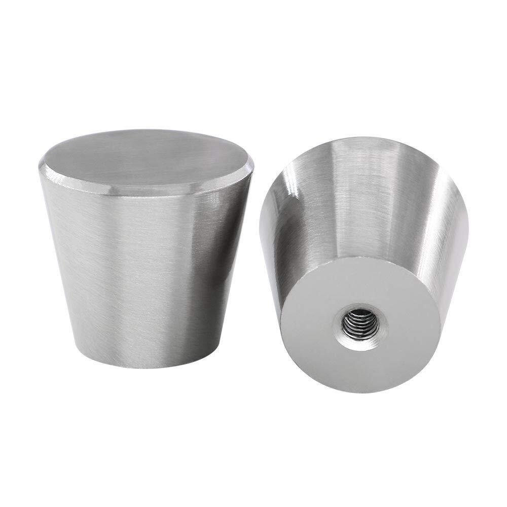 25 Pack Brushed Nickel Cabinet Knobs Silver Drawer Knobs - Modern Kitchen Cab...