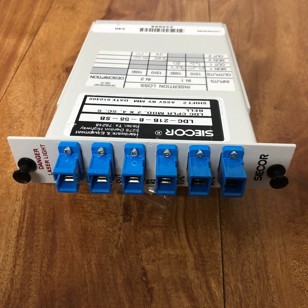 SIECOR Corning LDC-21B-B-58-SB Fiber Optical Module