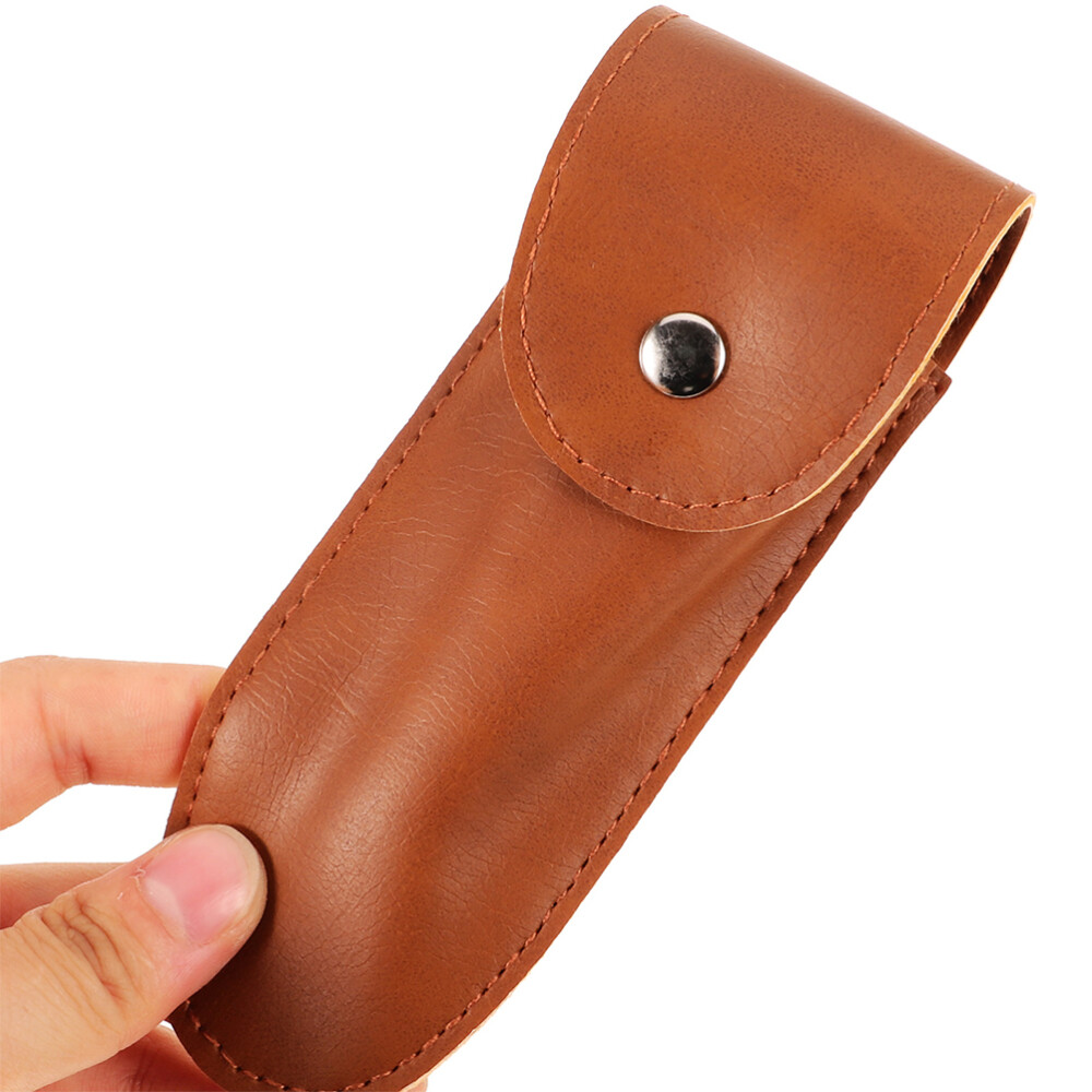 3PCS Leather Harmonica Case Portable Harmonica Storage Bags Harmonica Pouch