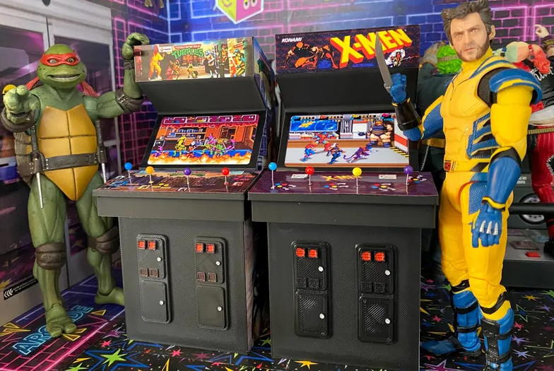 1/12 scale 4 Player Design arcade. (None Working)