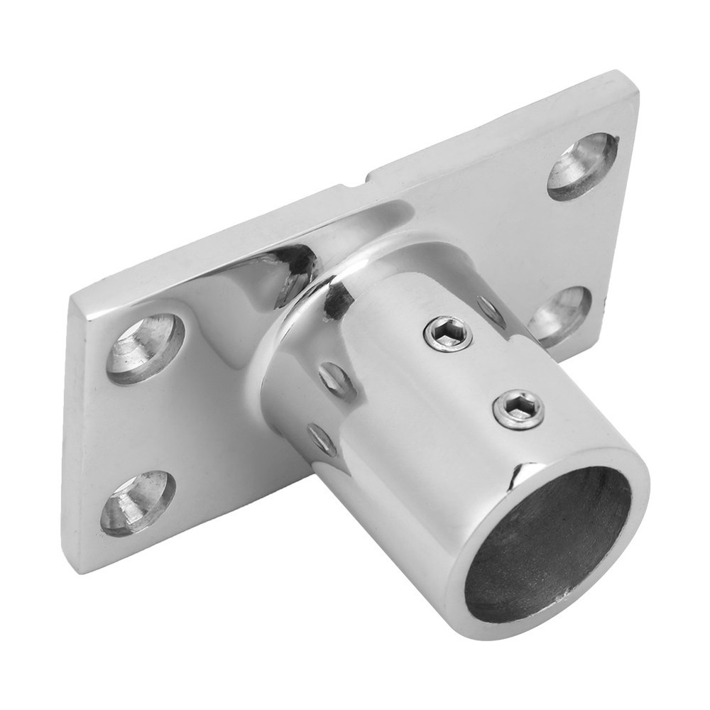 Boat Rail Fitting 316 90 Degrees Rectangular Marine Boat Hand Rail Base