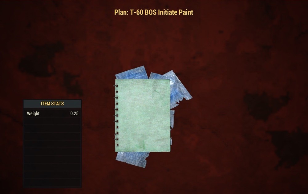 (Xbox) T-60 BOS Initiate Paint Plan - Legacy Plan