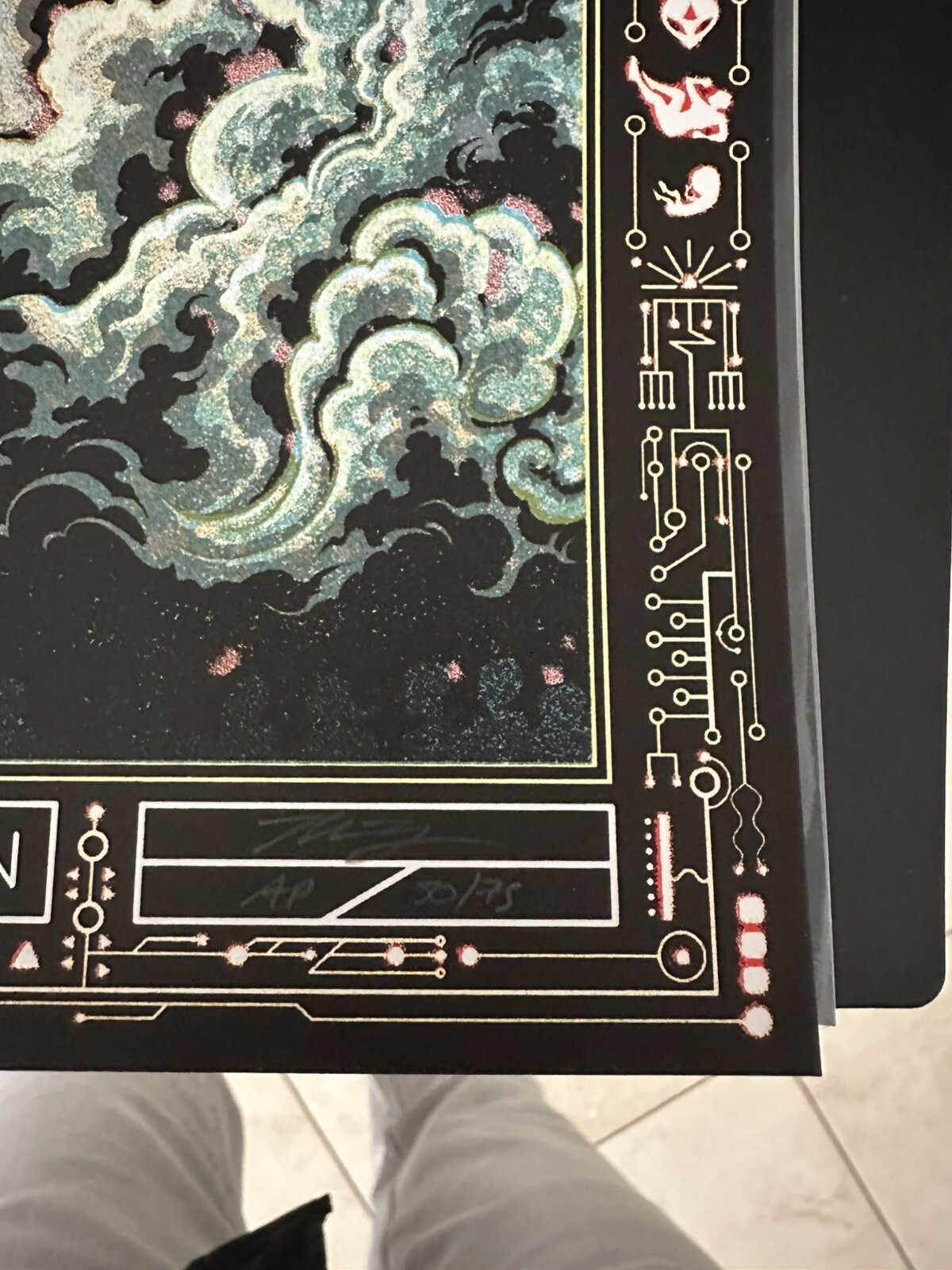 Miles Tsang Puscifer AP Poster Toronto 2022 S/N XX/75