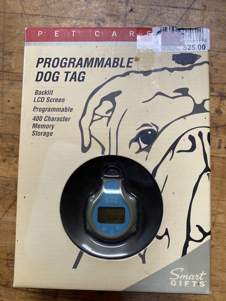 Programmable Dog Tag Back Lit LCD Screen Shock Resistant NIP ML21D