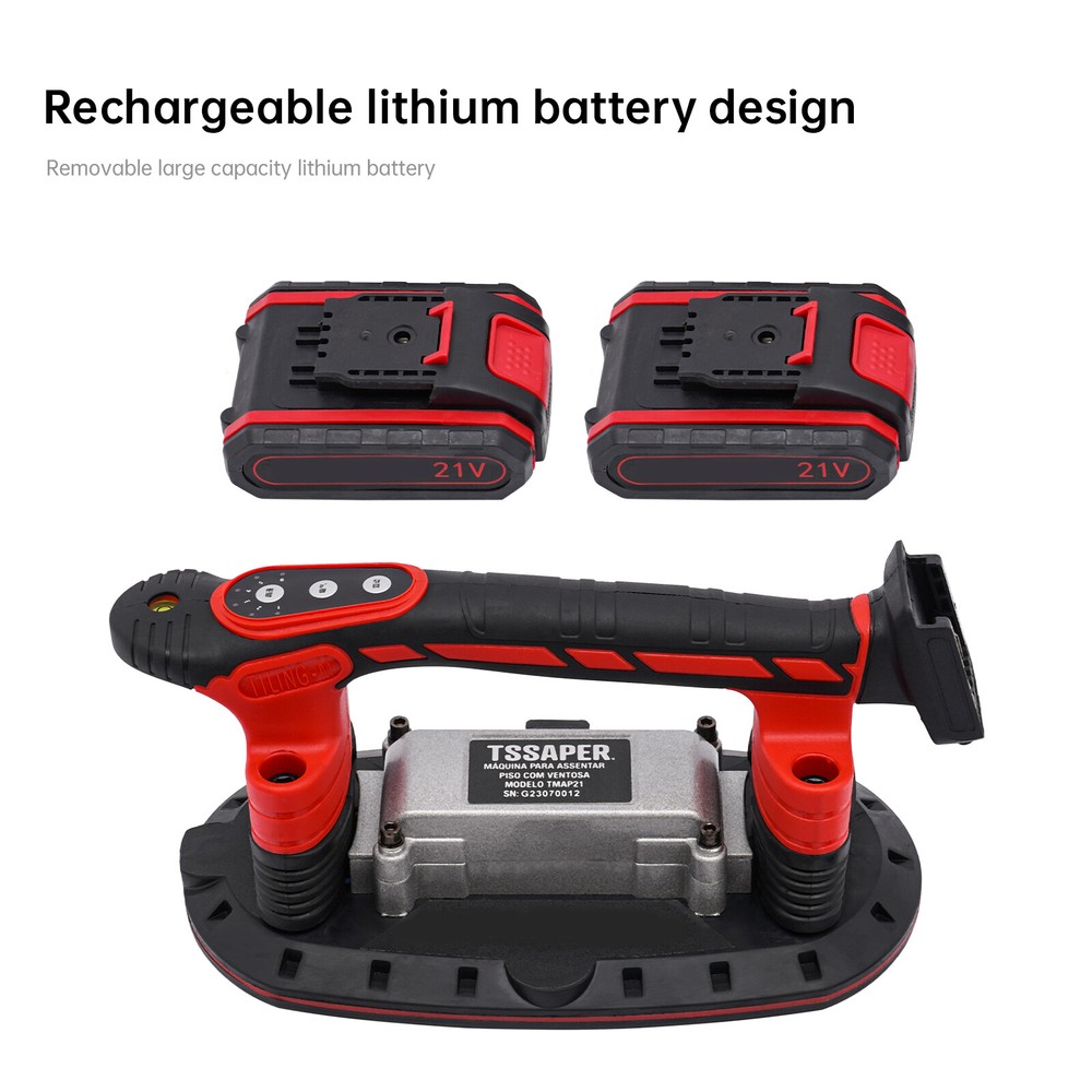 6-Speed Tile Vibration Tool with Suction Cup for Easy Installation