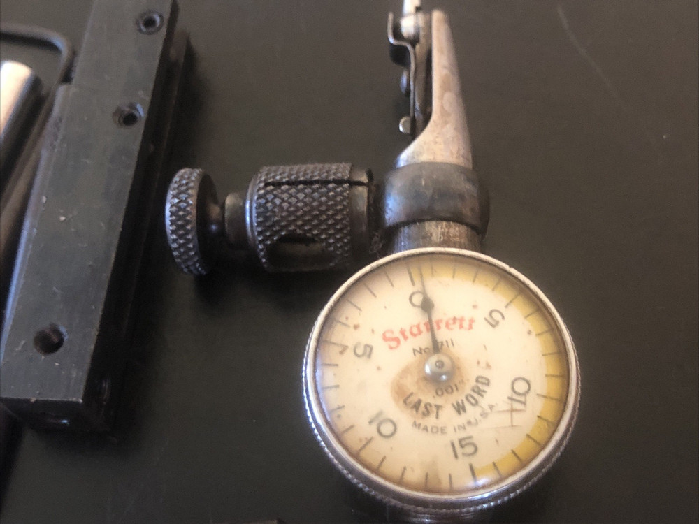 Starrett Last Word 711 Dial Indicator Plus extras
