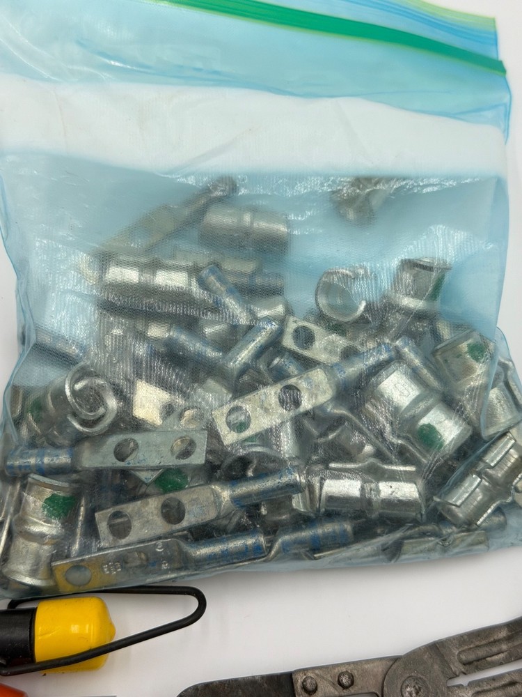 CABLE PREP TOOLS AND SUPPORTING TOOLS EQUIPMENT CAT FIVE CRIMP LUG GROUNDING BAR