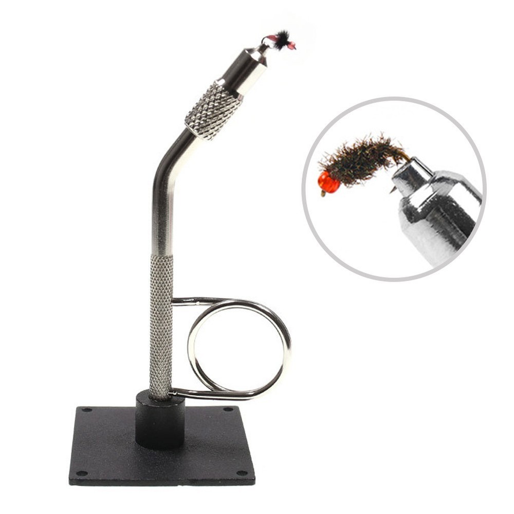 Small Fly Tying Vise with Steel Base Sturdy Construction Precise Performance