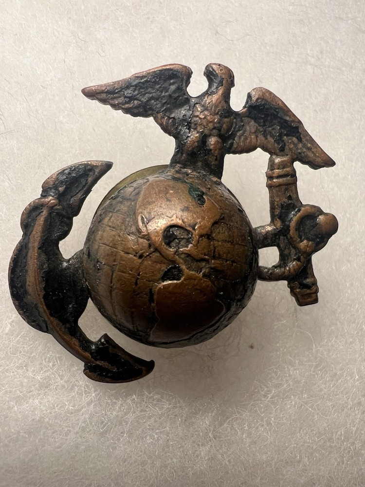 Pattern 1920 Service Enlisted Cap EGA Emblem USMC.