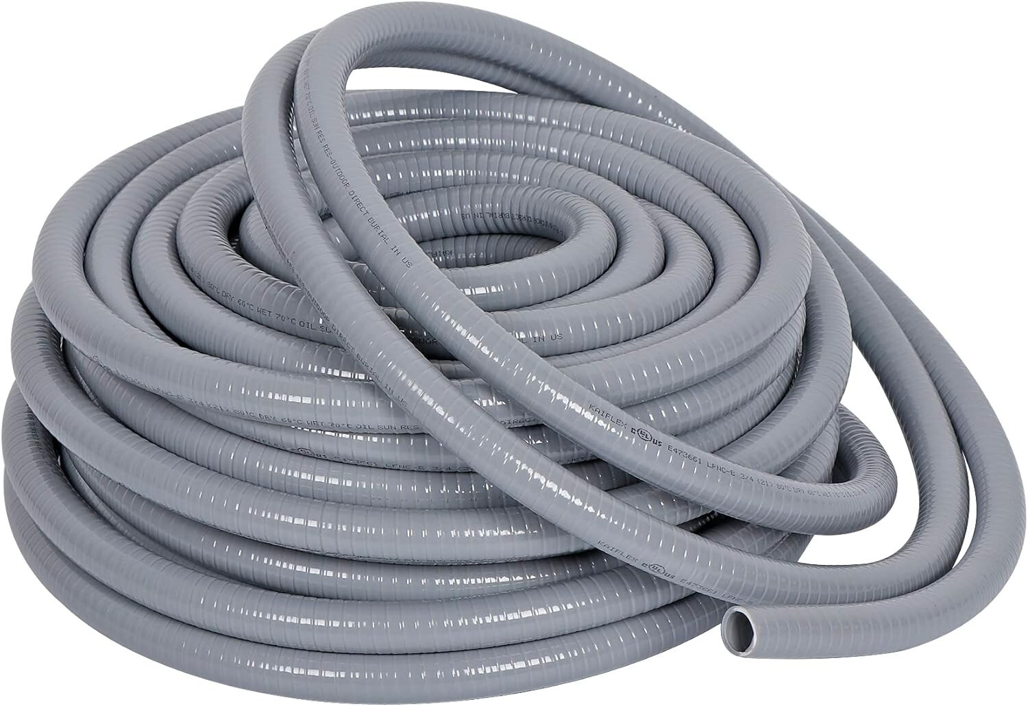 1/2" 50ft Electrical Conduit Kit - Flexible Non-Metallic Liquid-Tight Conduit