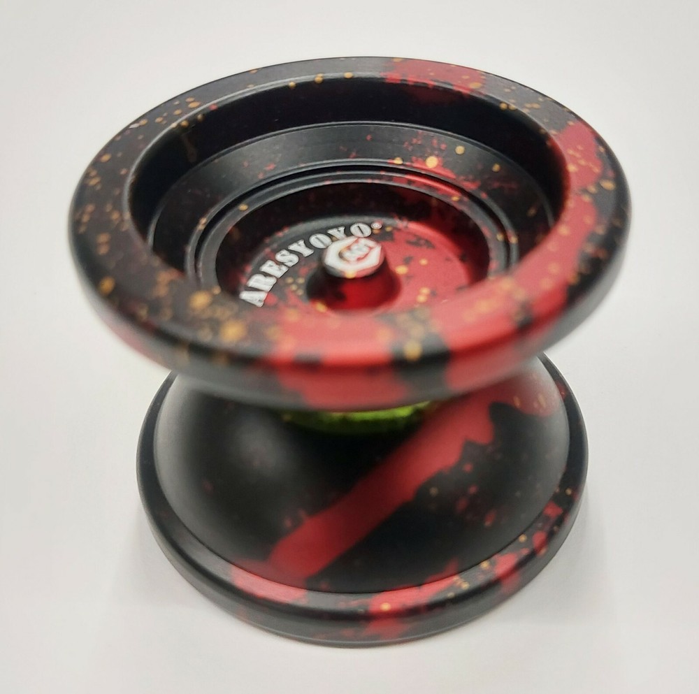 Acid Unresponsive Professional Trick String Magic YoYo Anodized Metal Red Splash