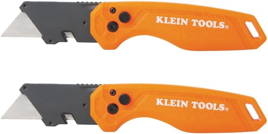 Klein Tools 44313 Folding Utility Knife, 2-Pack