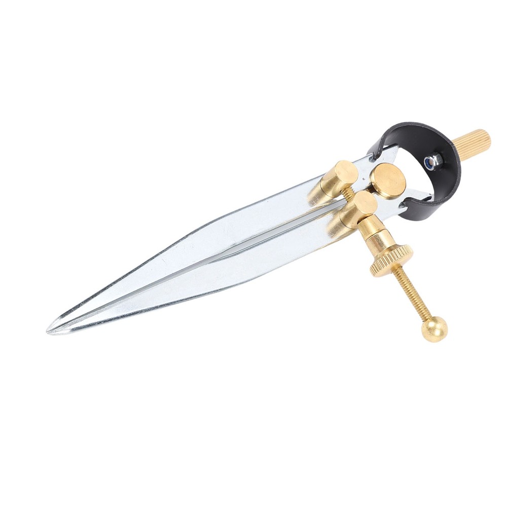 Spring Wing Divider Caliper Lockable 5in Steel Leather Compass Creaser Drafting
