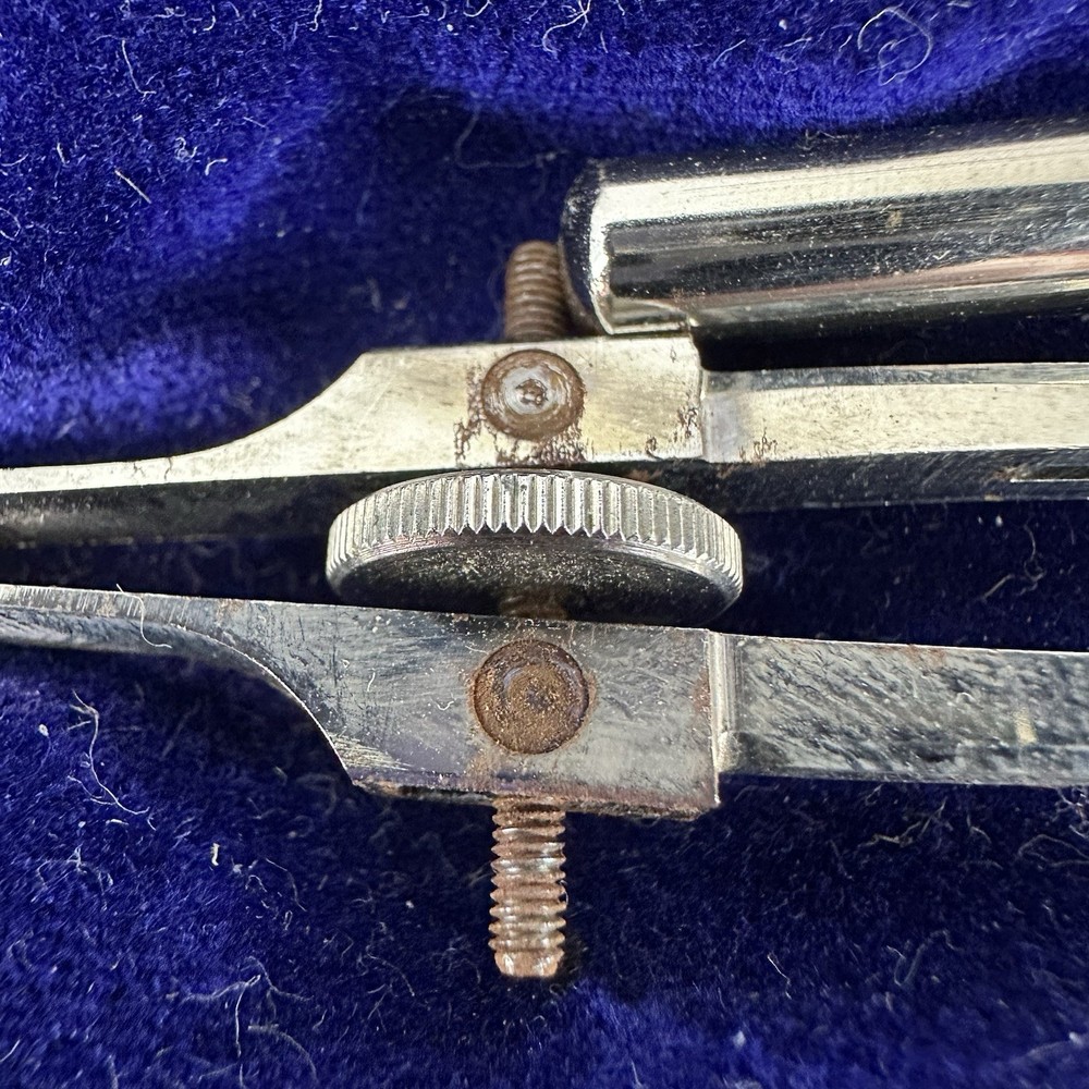 Vintage Keuffel & Esser K&E Drafting Mechanical Compass Set In Case Germany