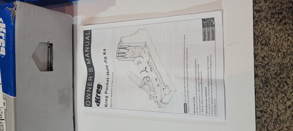 Kreg K4 Pocket-Hole Jig System Kit