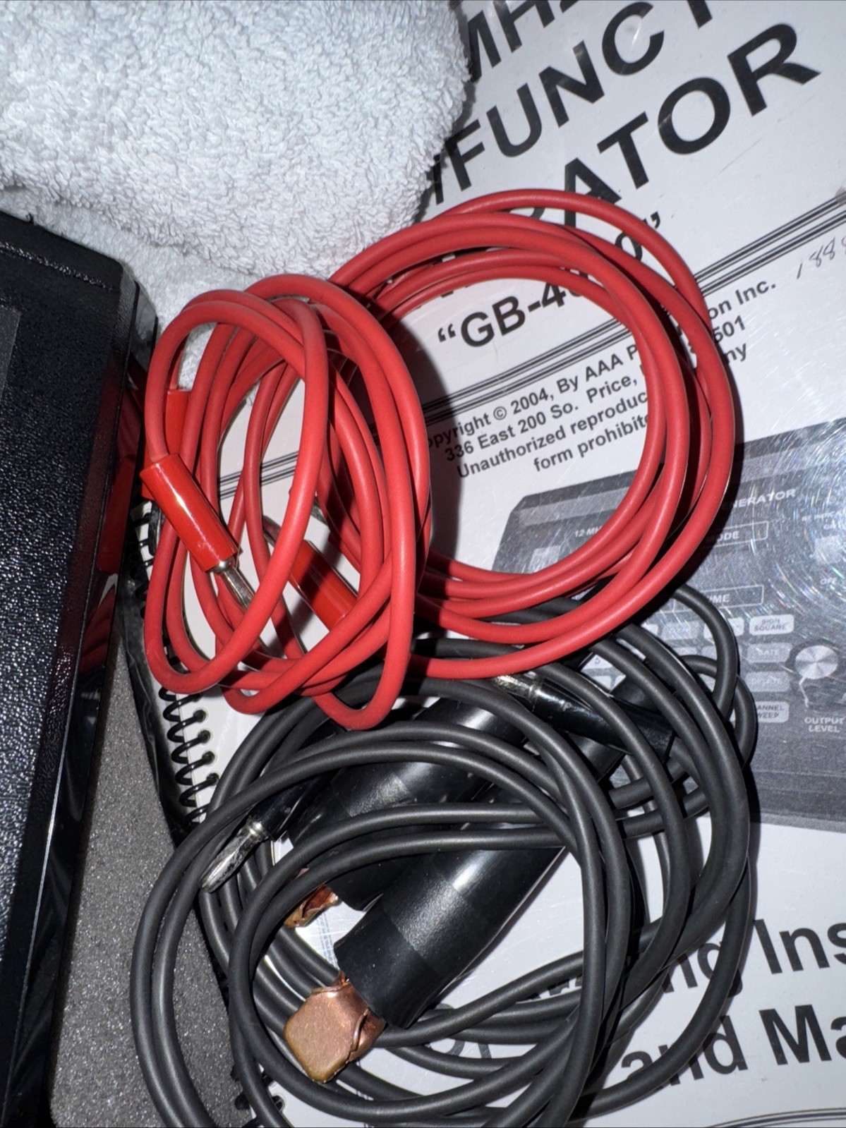 GB-4000 Rife - 20Mhz AMP A4/SR4 - Excellent Shape - Complete Rare Dark Blue