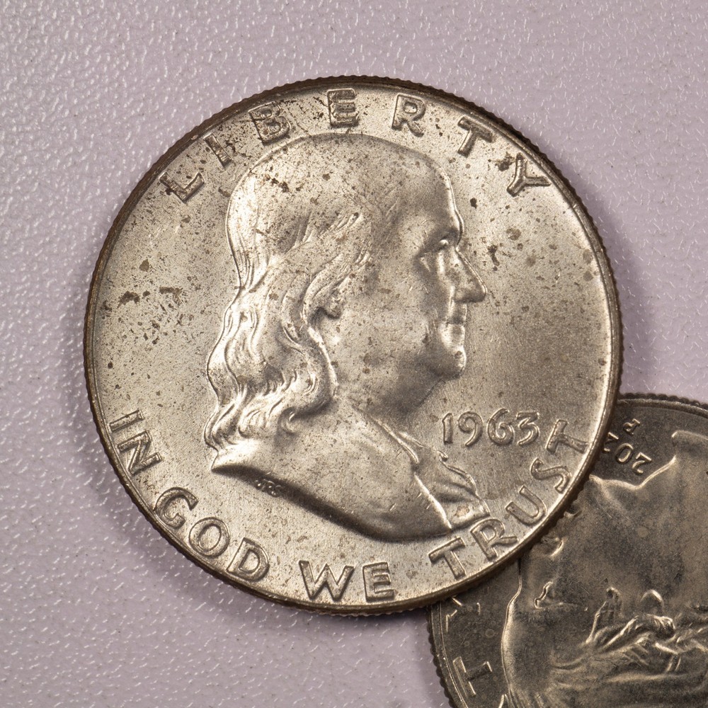 1963-D Franklin Half Dollar - CH BU!