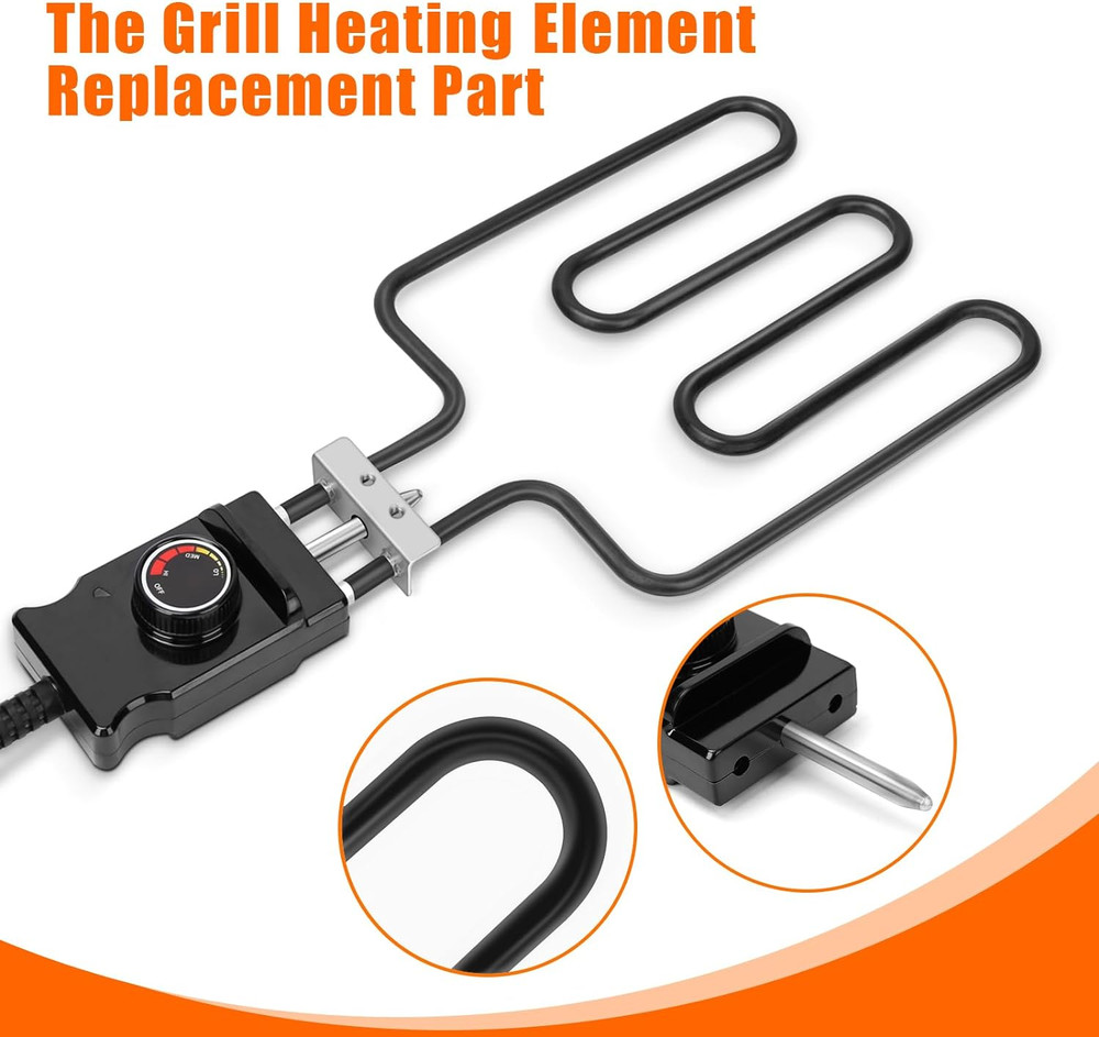 1500W Grill Heating Element Compatible with Masterbuilt Electric Smokers&Grill