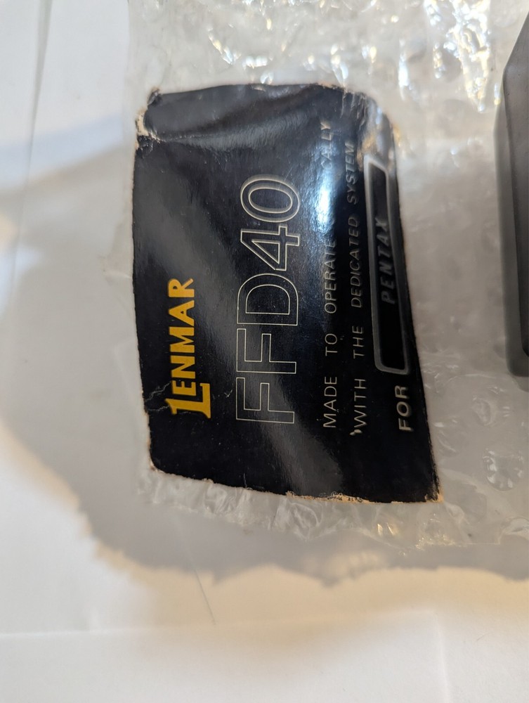 Lenmar FFD-40 Dedicated Fast Flash for Pentax Excellent Condition Tested Working