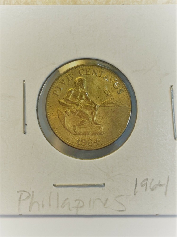 1964 Philippines 5 Centavos - Gold Looking