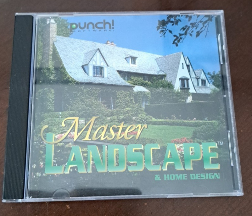 Master Landscape & Home Design by Punch! Software (2002) – w/ Manual – Tested
