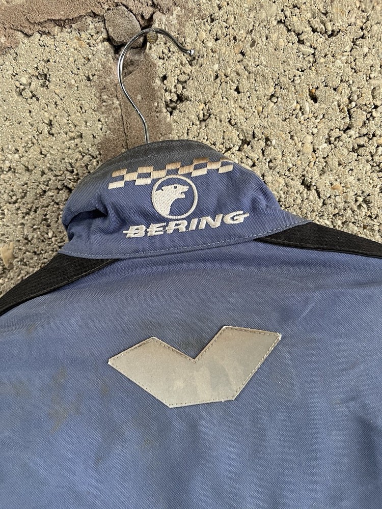 Bering motorcycle jacket XL Blue Armoured