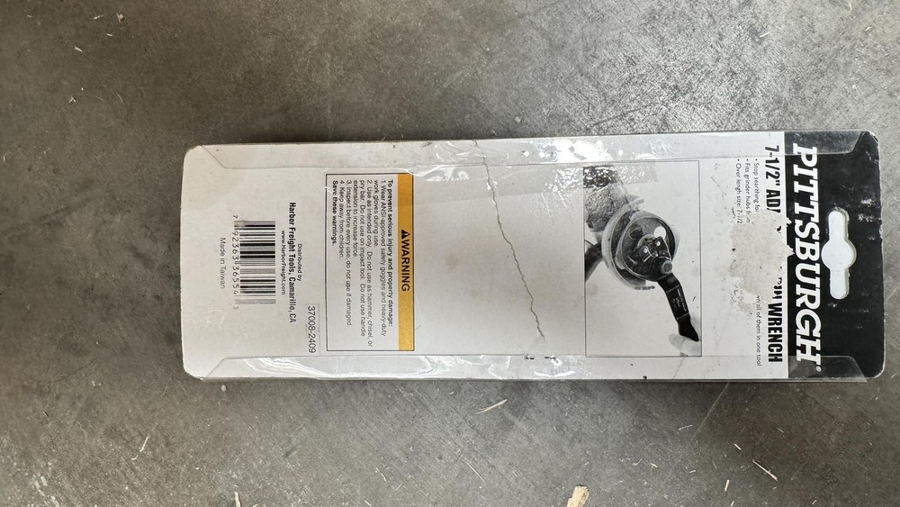 Adjustable Pin Wrench, 7-1/2"