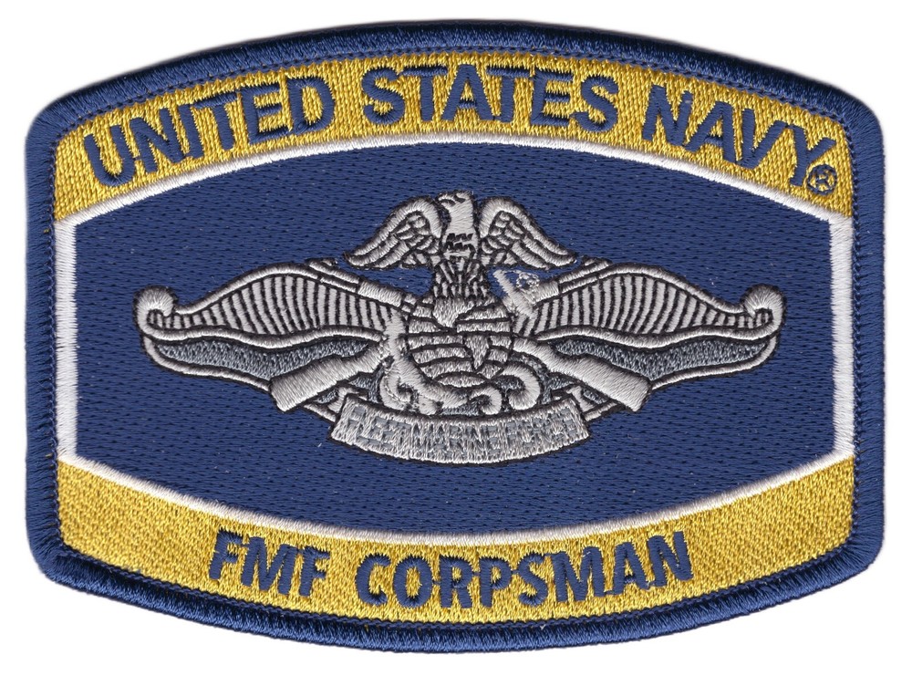 Navy Fleet Marine Force (FMF) Corpsman Patch