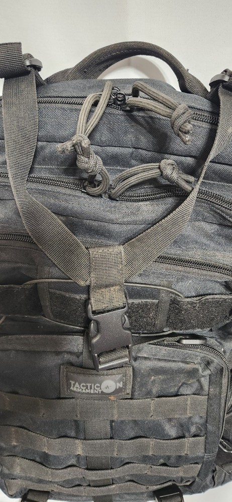 Tacticon Armament tactical backpack black EUC