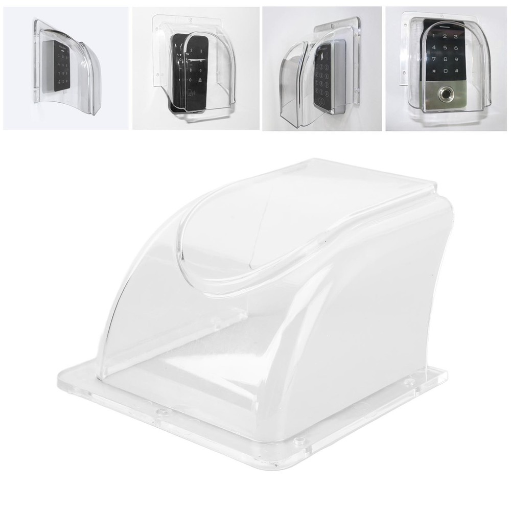 Plastic Doorbell Rain Cover Water Protector Access Control Attachment