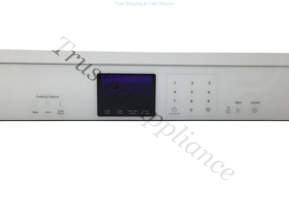 Whirlpool Oven Control Panel ONLY W10535019 WHITE