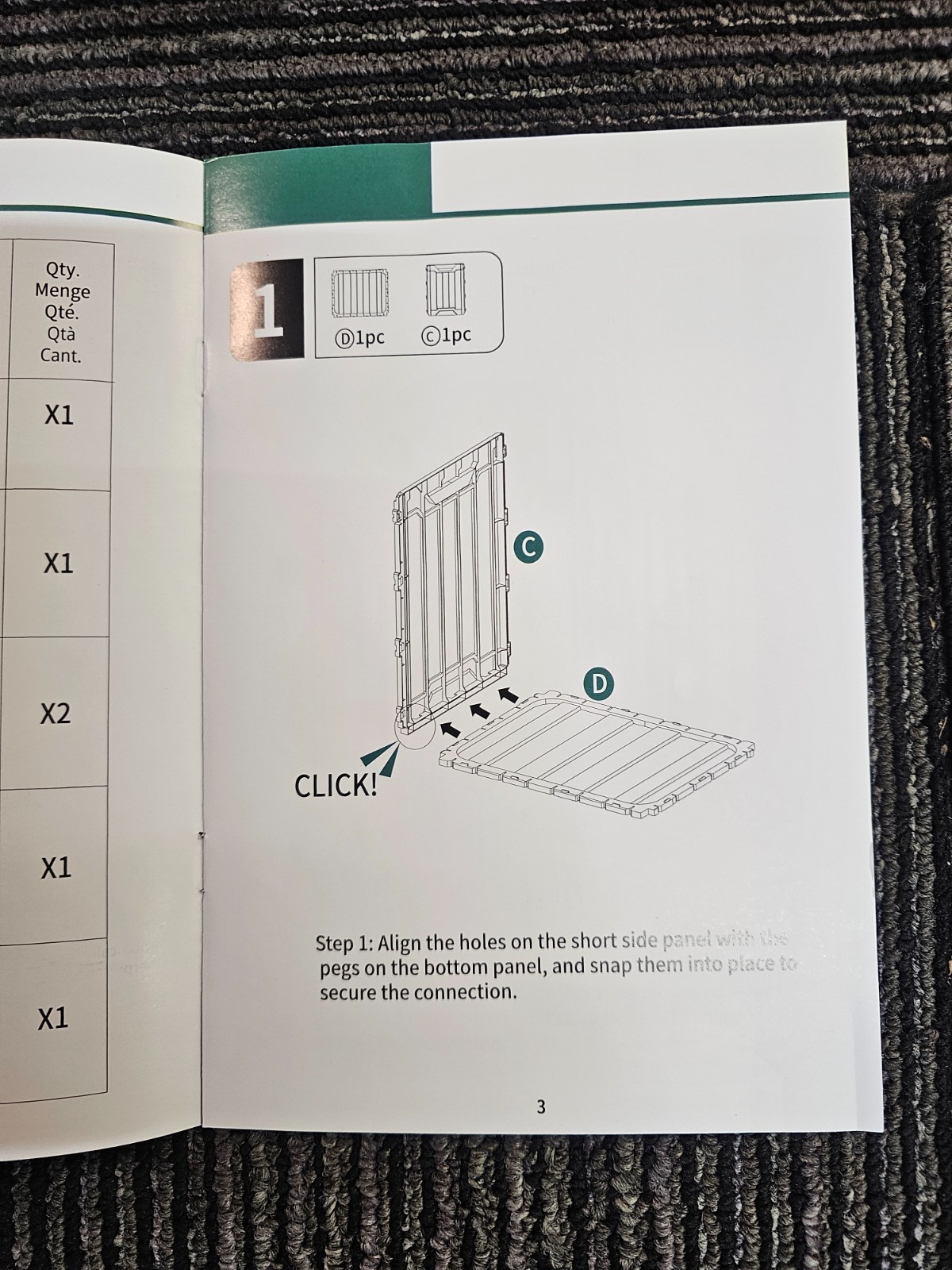 120 Gallon Outdoor Storage Deck Box Large Resin Patio Storage FTPLDB-0175
