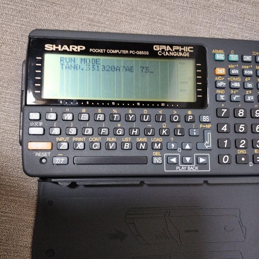 SHARP PC-G850VS Pocket Computer Built-in Buzzer Good GP