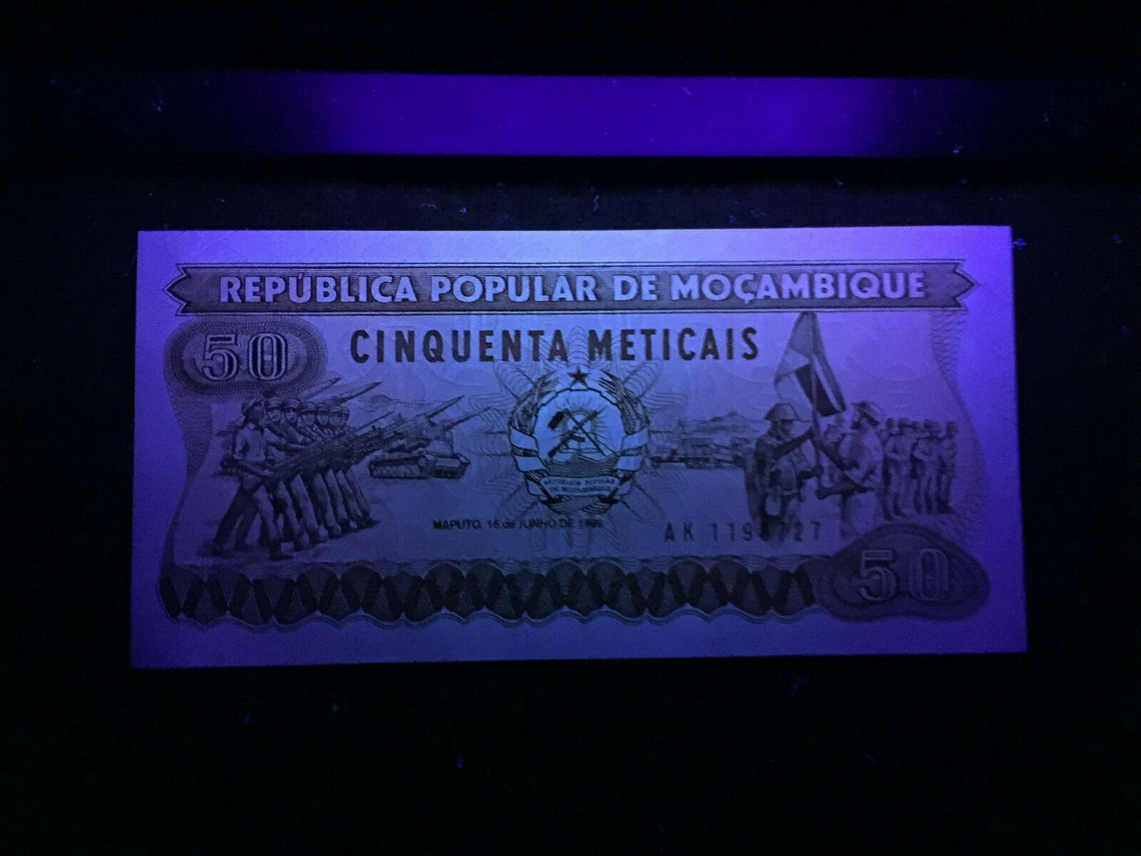 Mozambique 50 Meticais 1986 Banknote World Paper Money UNC Bill Note