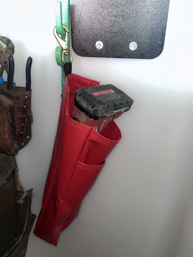 Utility Crimper/press Storage Bag Red