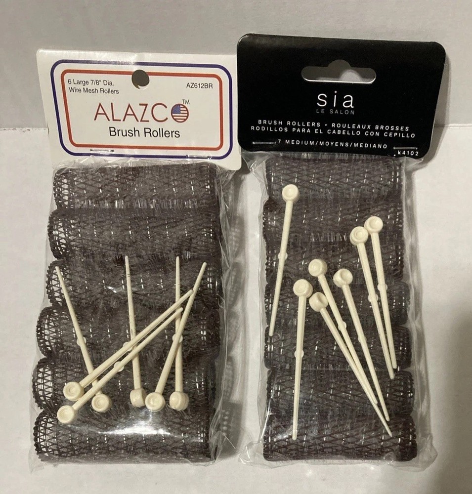 Brush Rollers 6 Large & 7 Medium