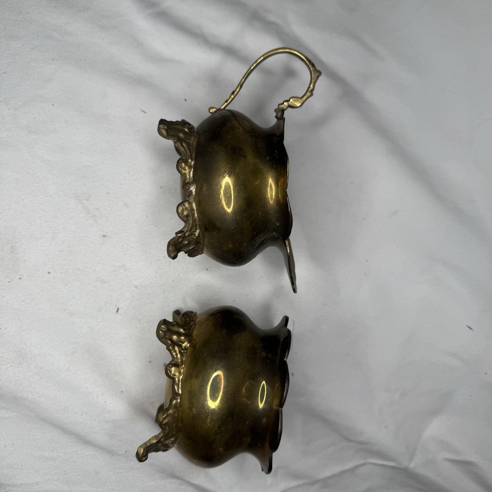 Antique Engraved Solid Brass Tea/Coffee Service Set