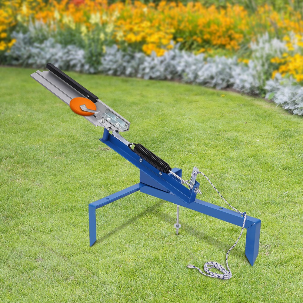 Clay Target Thrower with Adjustable Angle for Outdoor Shooting Fun