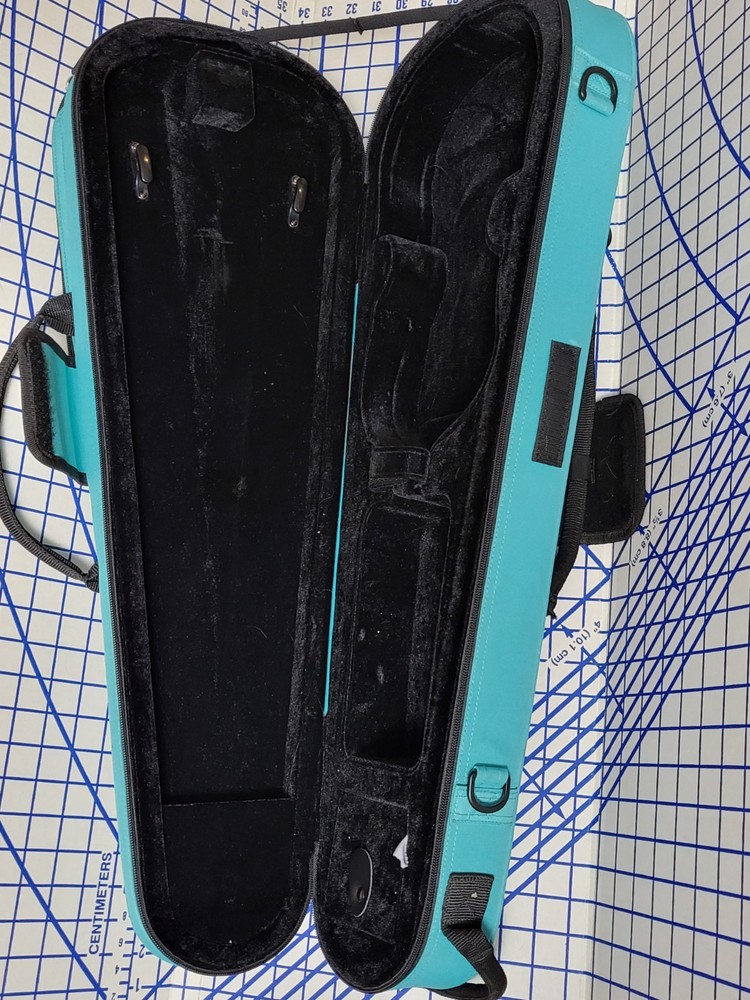 Protec MAX Student 3/4 Violin Case Teal Mint Green Backpack