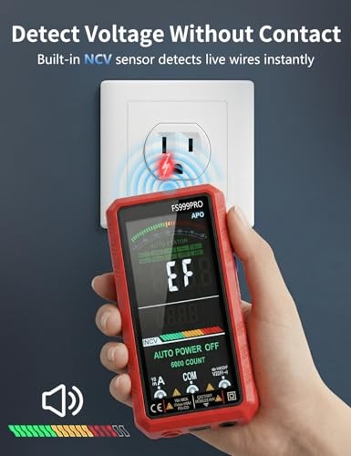 Digital Multimeter, Auto-Ranging Smart Electrical Tester, 6000 Counts TRMS,