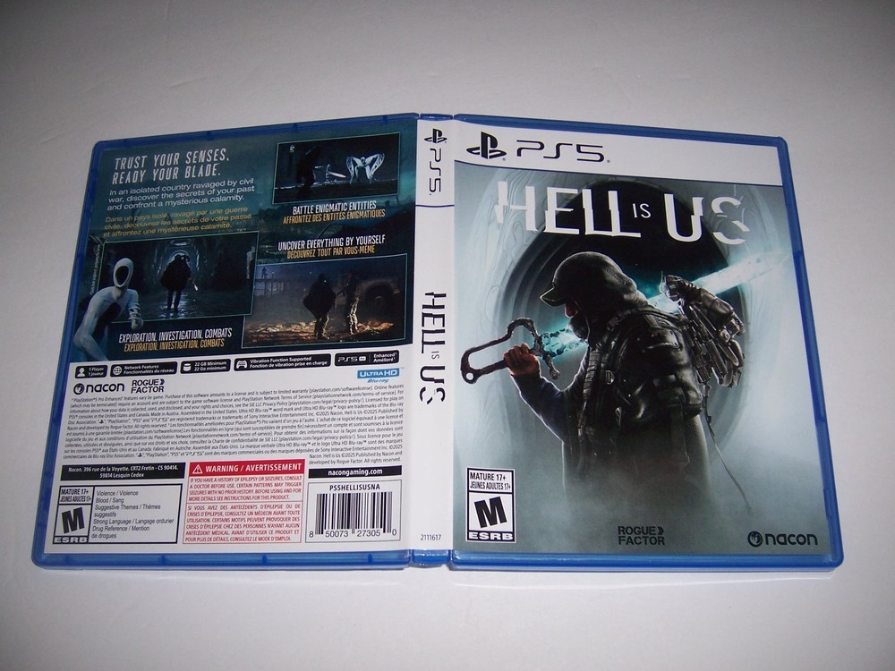 Authentic Box Case Replacement Sony PlayStation 5 PS5 For Hell is Us