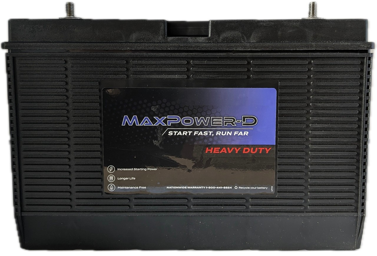 Maxpower-D 1131MF 12V 950 CCA Maintenance-Free Heavy-Duty Battery (Group 31)