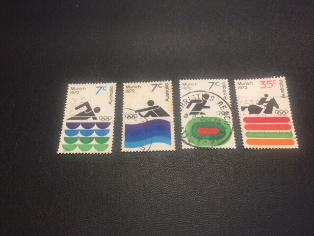 Australia stamp set 527-530 used