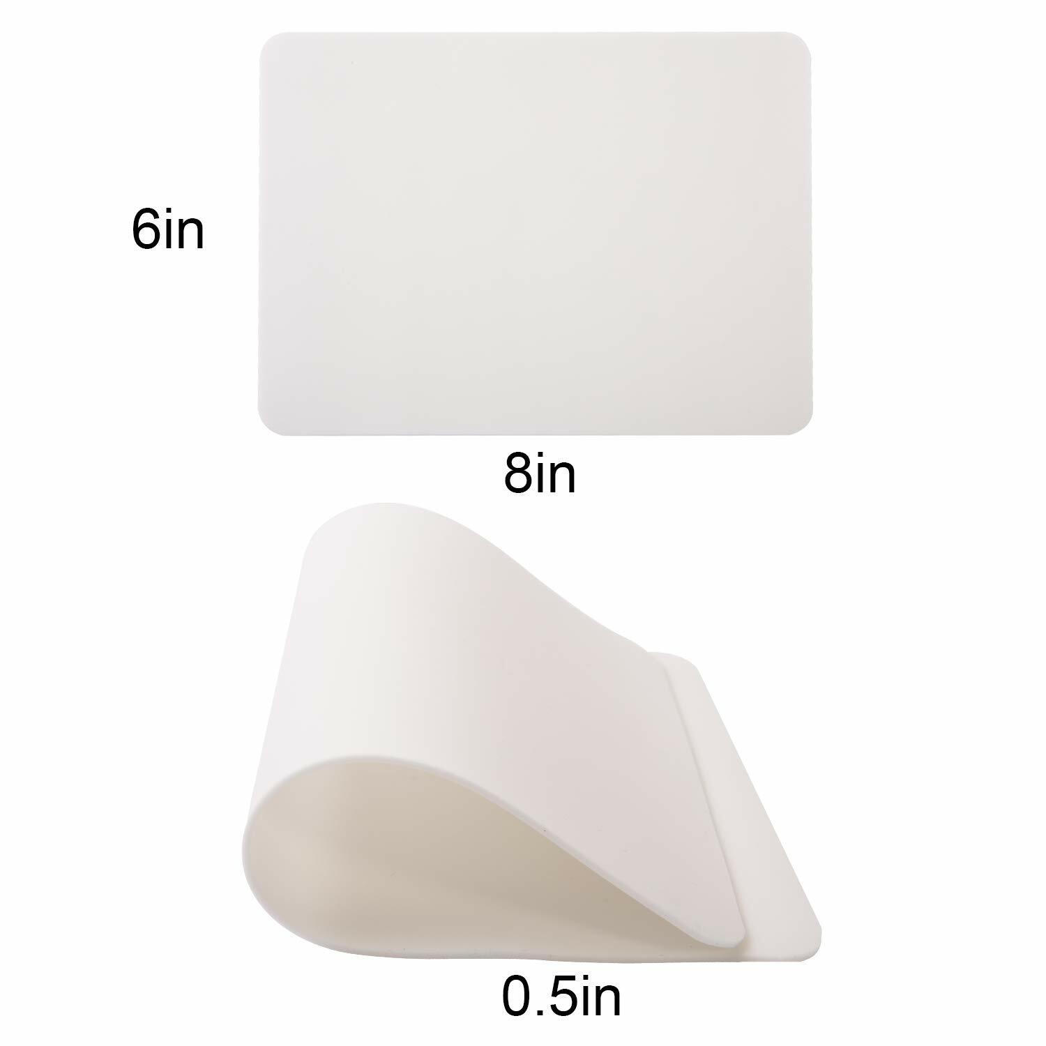 10PCS 8"x6" SILICONE Tattoo or Cosmetic Practice Skin Fake Skin Blank Sheets